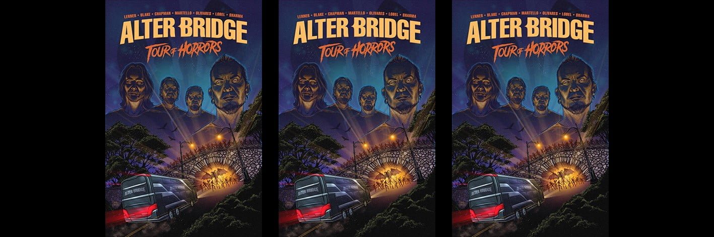 Alter Bridge And Z2 Comics Present Alter Bridge Tour Of Horrors R O C K N L O A D