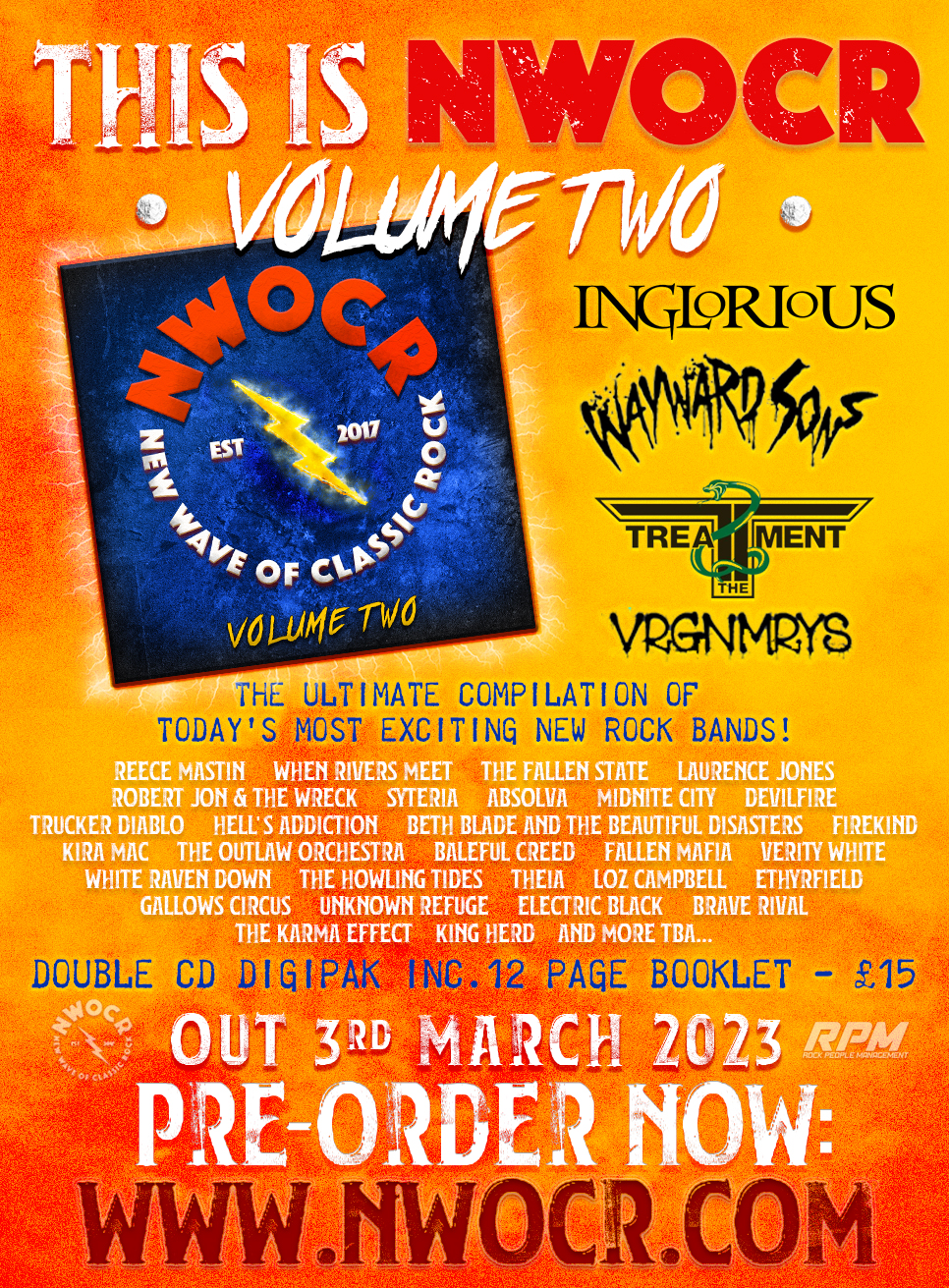 NWOCR announce ‘The Official New Wave Of Classic Rock – Volume 2 ...