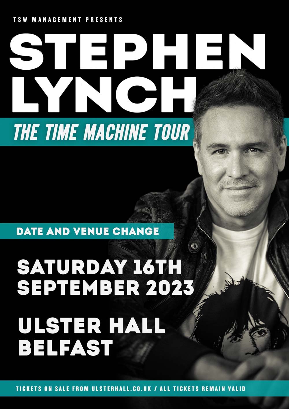 STEPHEN LYNCH ‘THE TIME MACHINE TOUR’ LIVE AT ULSTER HALL R o c k