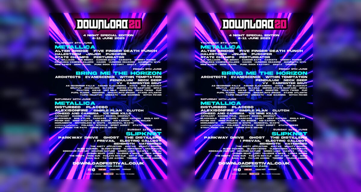 DOWNLOAD FESTIVAL REVEALS EPIC LINEUP FOR 2023 R o c k 'N' L o a d