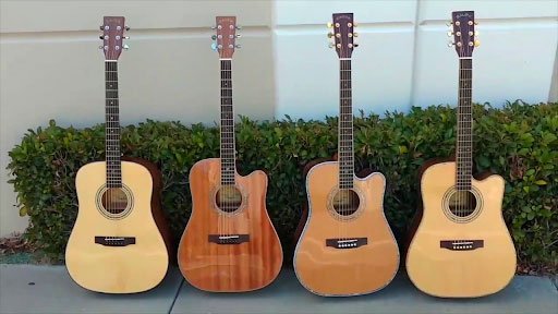 These guitars illustrate the musical journey of one of popular